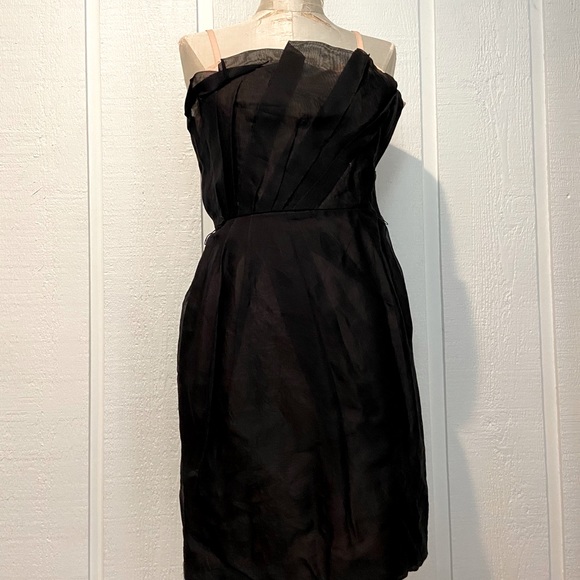 Marc by Marc Jacobs Silk Chiffon Black Dress - Picture 1 of 5